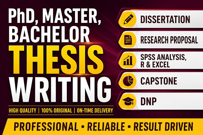format, edit,and proofread thesis, dissertation, assignment , capstone project