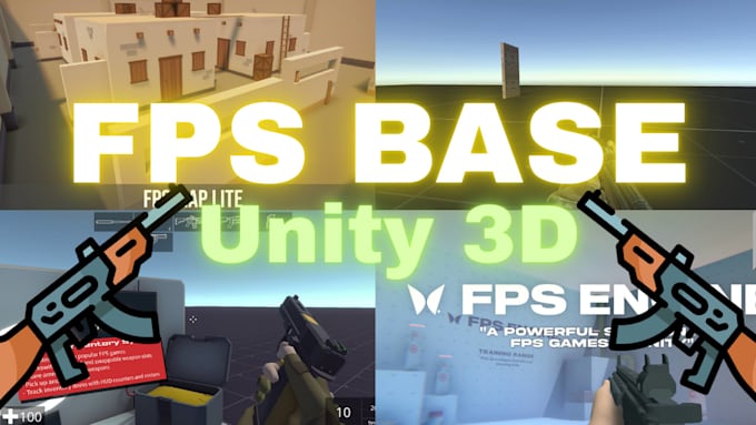 create a fps base game in unity3d