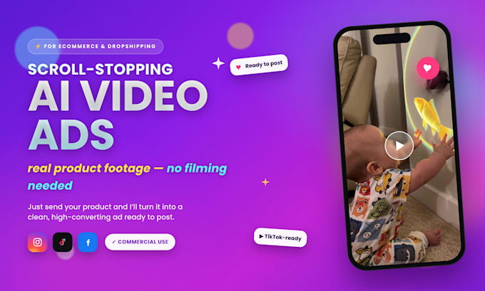 create realistic ai ugc video ads for ecommerce products