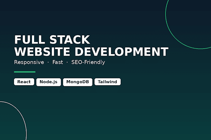 build a responsive full stack website with react and node js
