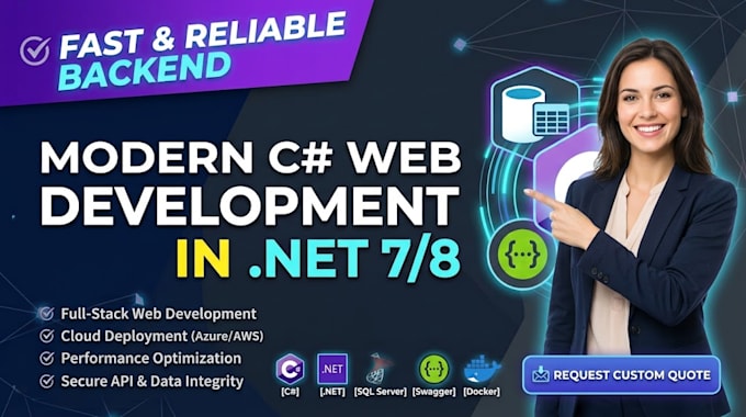develop secure dot net core web api in csharp and sql