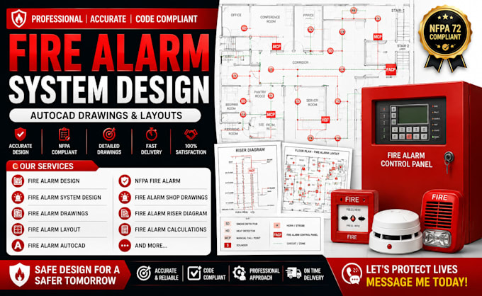 nfpa, shop drawings, fire alarm system, riser diagrams,