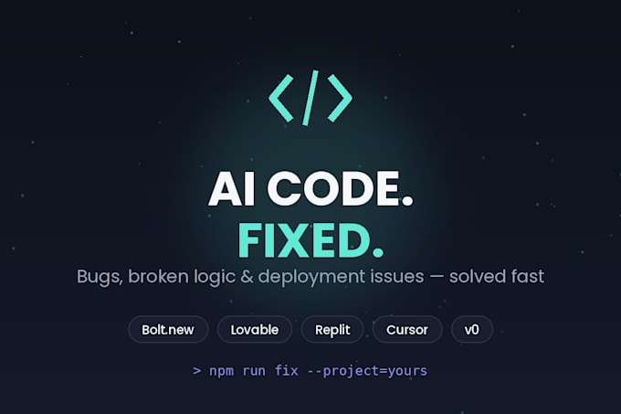 debug, review, and fix your ai generated code