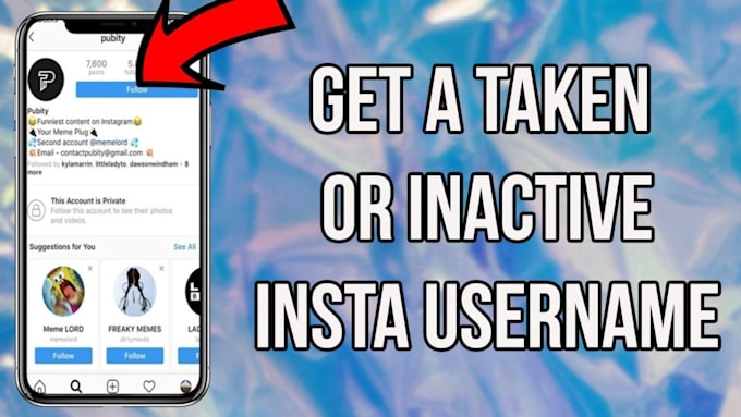 do fast username claim for inactive instagram, twitter and tiktok