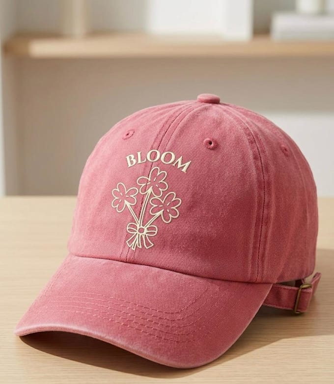 design a custom cap and hat design for print on demand