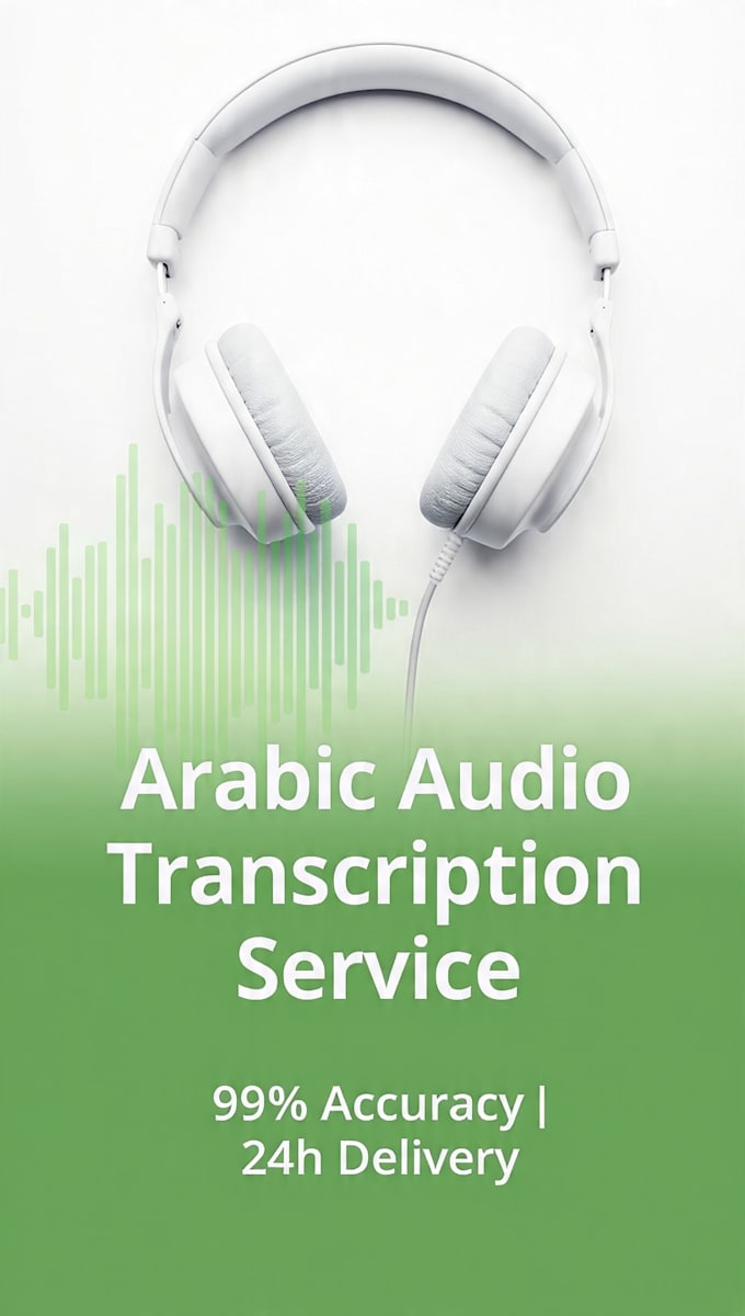 transcribe arabic audio to text with  accuracy