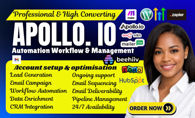setup apollo io automation workflows clay com and instantly ai