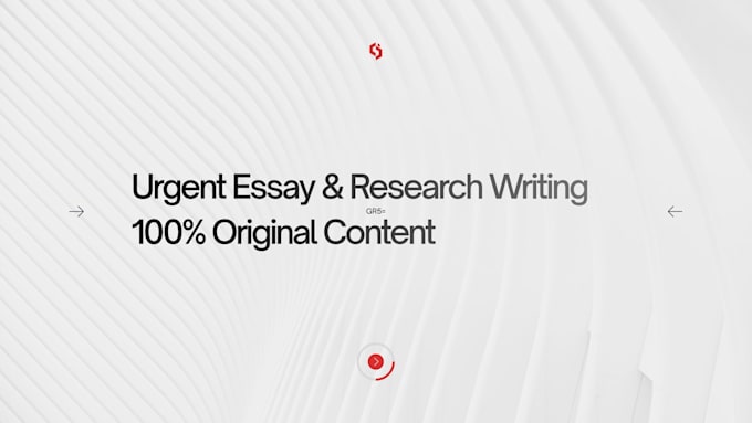 write urgent essay and research article