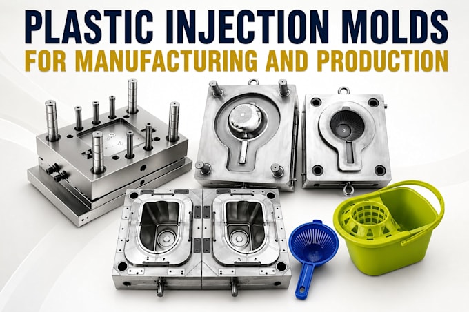 design plastic injection molds for manufacturing and production