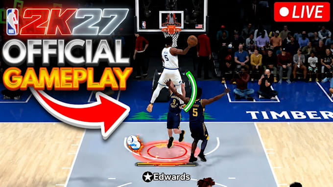 create a professional nba 2k27 youtube gaming thumbnail