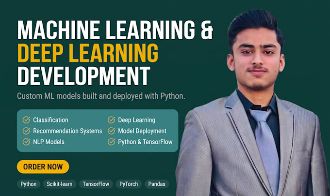 build machine learning and deep learning models using python