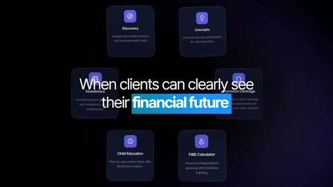 create fintech animation app onboarding demo video product animation