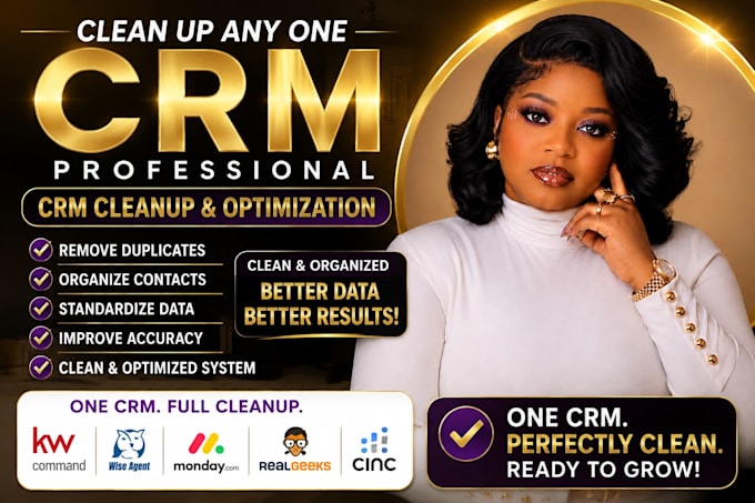 clean up kw command wise monday crm real geeks and cinc