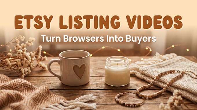 create an etsy or amazon listing video that turns browsers into buyers