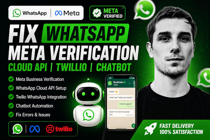 fix whatsapp meta verification whatsapp cloud api meta twillio whatsapp chatbot