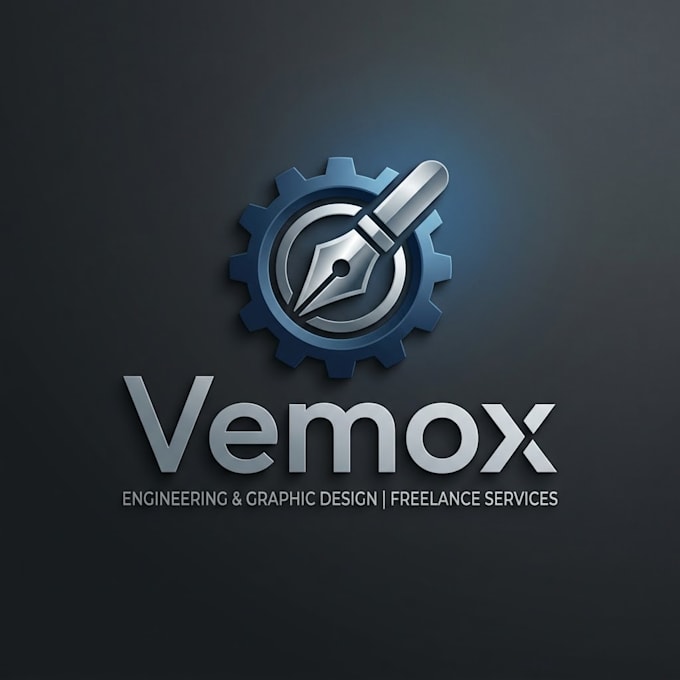 design a professional logo with an engineers precision