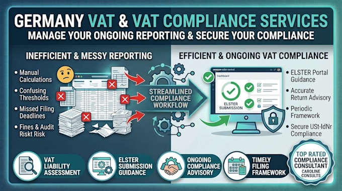 handle your elster setup and german vat reporting compliance