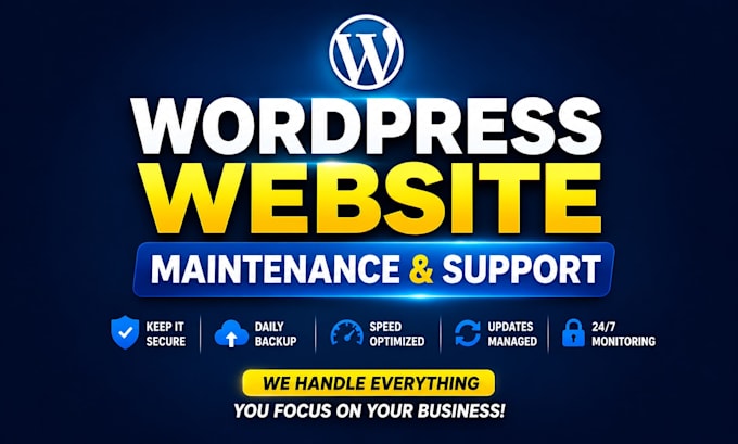 do wordpress website maintenance and wordpress website management