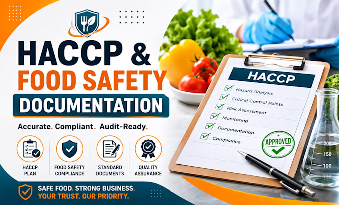 develop haccp plans and food safety documentation