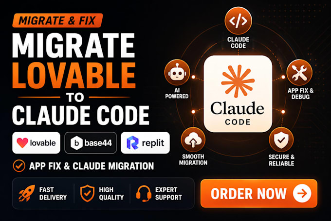 migrate lovable to claude code base44 replit app fix lovable claude migration
