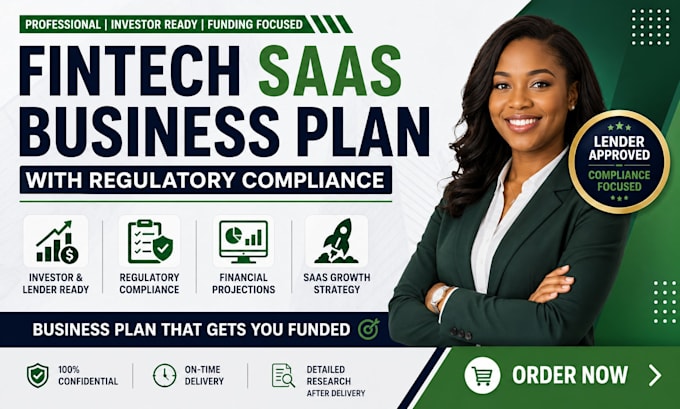 create a fintech saas business plan for regulatory compliance