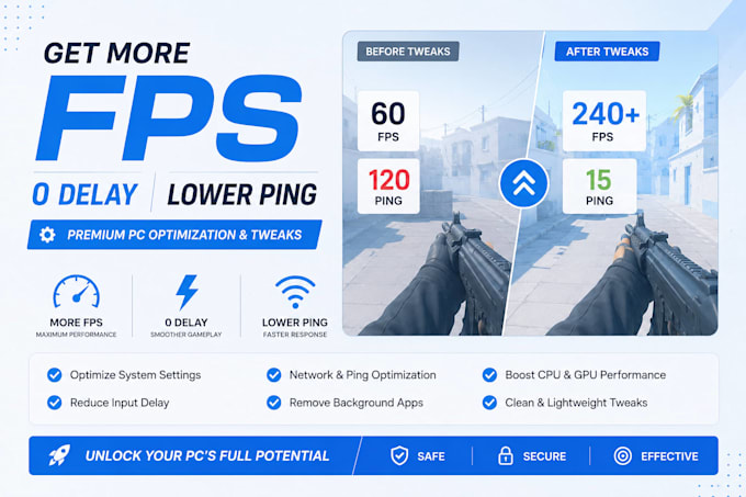 optimize your PC for max fps