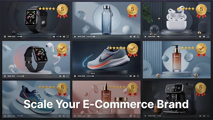 create high converting 3d cgi and ai product video ads for ecommerce