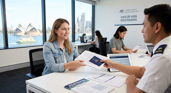 assist with australia tourist visa application and documents