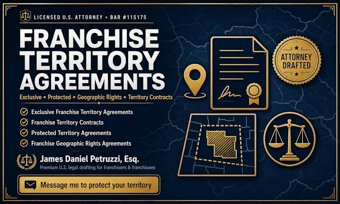 draft a comprehensive franchise geographic rights agreement