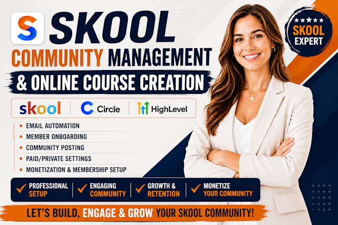 setup and grow your skool community with real engagement