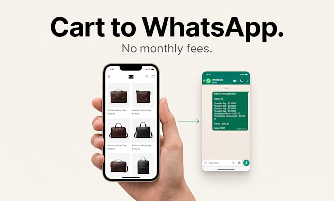 build a whatsapp order catalog website for your small business