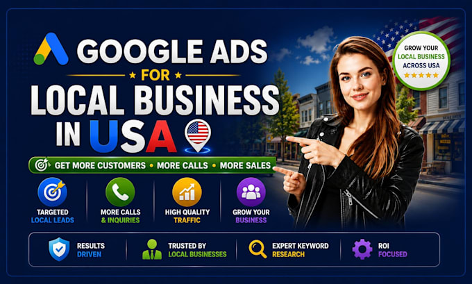 setup google ads PPC campaign for USA local business