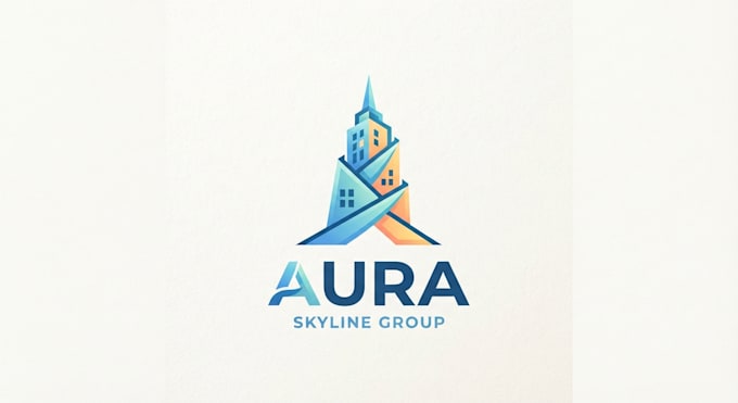 design a modern skyscraper logo for your brand