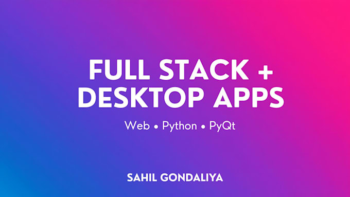 build your web app or desktop software using python pyqt