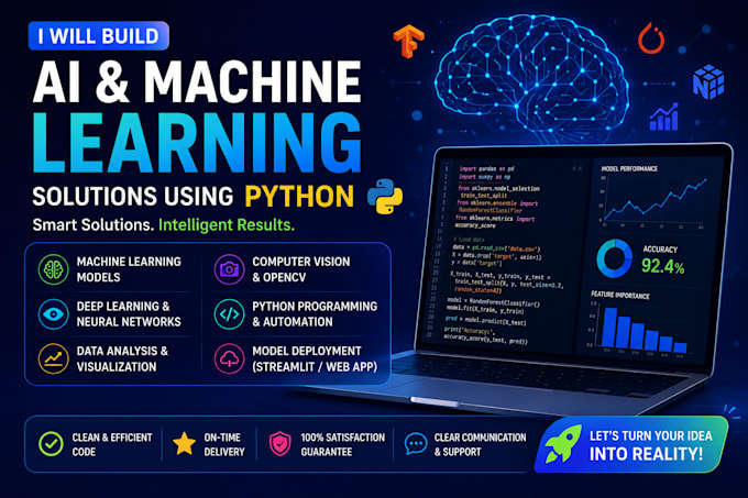 build ai machine learning projects and python applications