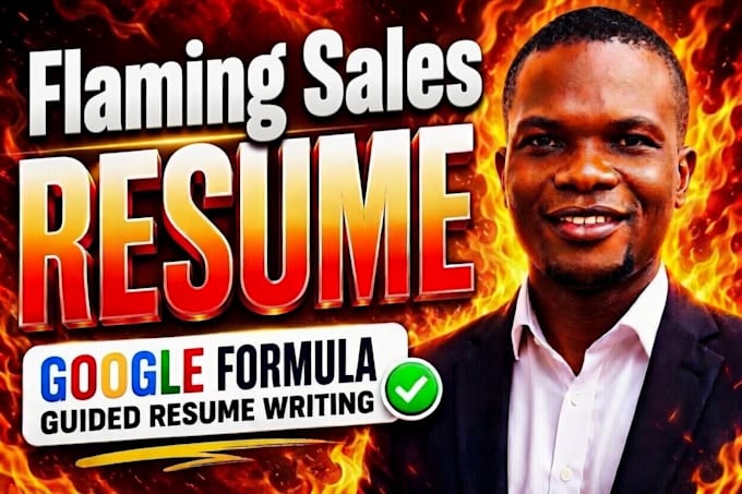 write your sales resume or sales CV using ats resume services