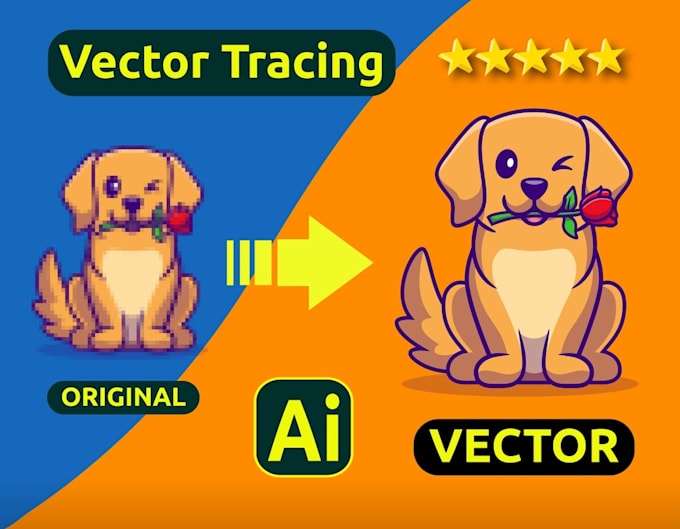 vectorize image manual vector trace vectorise logo or vector trace conversion