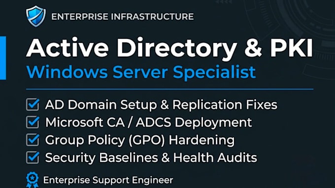 configure and troubleshoot active directory and window server