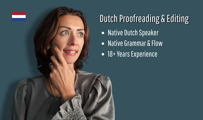 proofread and edit your dutch content, copy, or website
