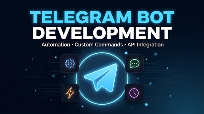 create a professional telegram bot for automation