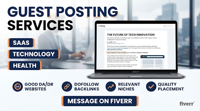 provide professional  guestposting service for SEO
