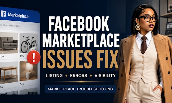 fix facebook marketplace issues and listing problem