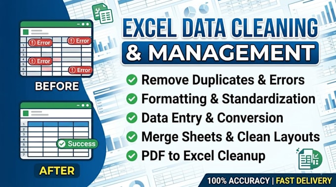 do data entry and data cleaning