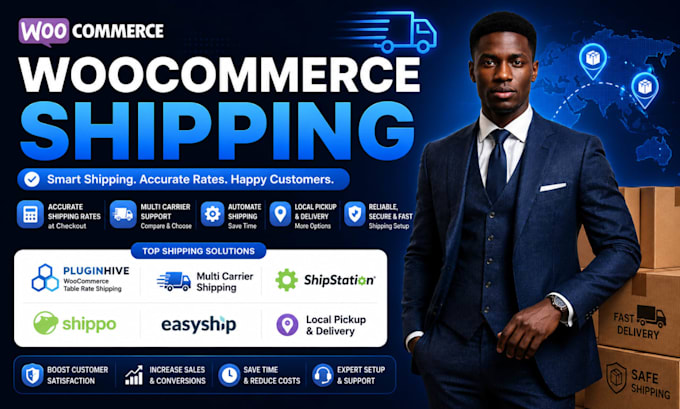 setup woocommerce table  shipping pluginhive multi carrier shipstation shippo