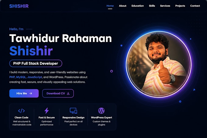 build a responsive PHP website