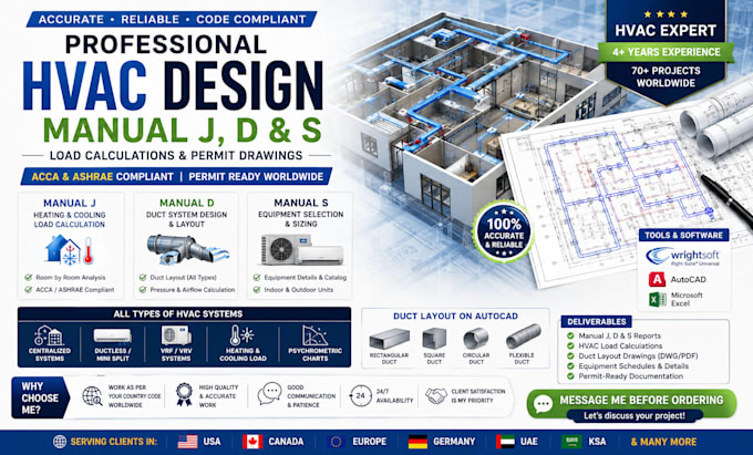 do hvac calculation and duct design for permit manual jds