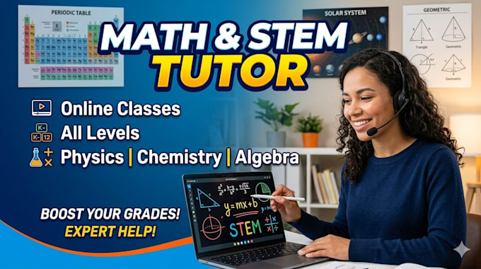 be your expert online math tutor