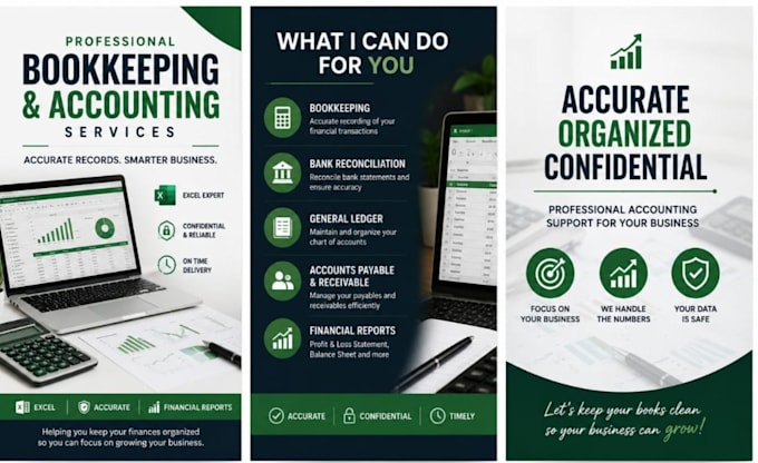 do proffessional bookkeeping and accounting in excel