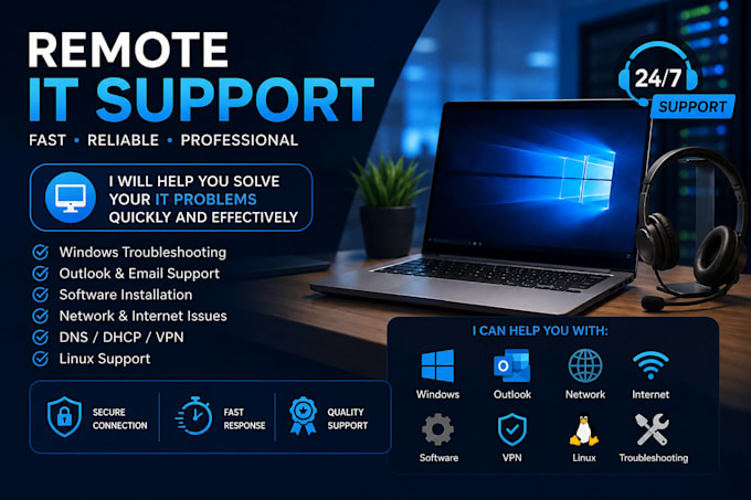 provide remote IT support and troubleshooting