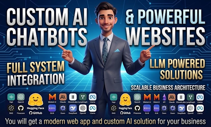 build custom ai chatbot and web applications
